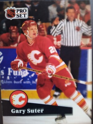 Pro Set 1991 NHL Karte Calgary Flames #32 Gary Suter
