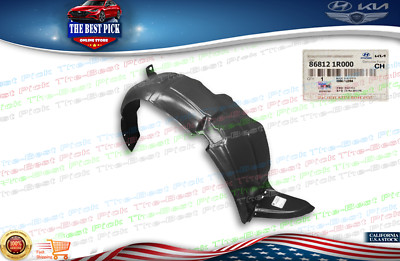  GENUINE  Fender Liner FRONT RIGHT RH For 2012-13 Hyundai Accent OEM 868121R000