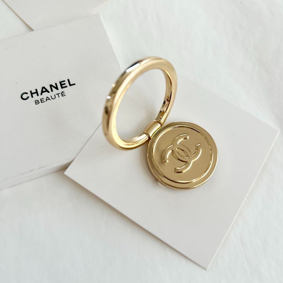 Chanel Novelty Smartphone Ring Gold japan limited Not for