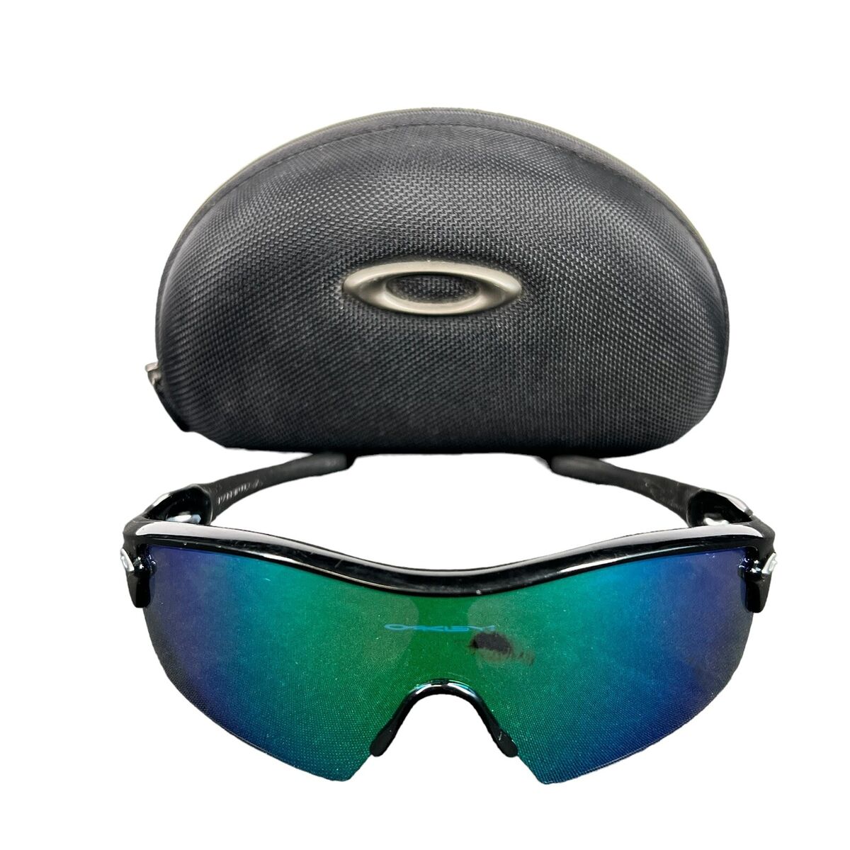 RARE Oakley Radar XL 09-745 136 Black Sunglasses Blue Green RARE Oakley Radar XL 09-745 136 Black Sunglasses Blue Green