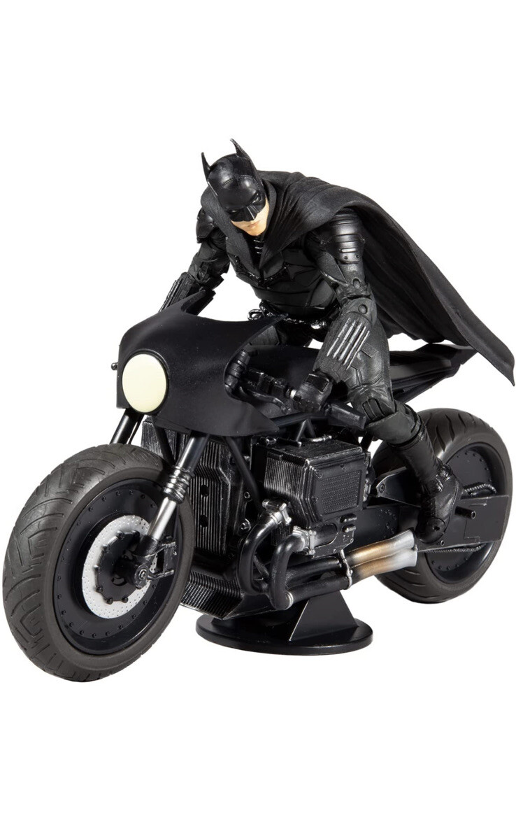 DC MULTIVERSE バットマン バットサイクル DC Multiverse The Batman 7 Inch Vehicle Figure Movie Deluxe