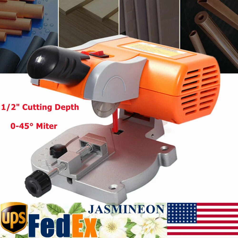 Mini 0 45 Miter Saw Wood Metal Cutting Machine Bench Cut off