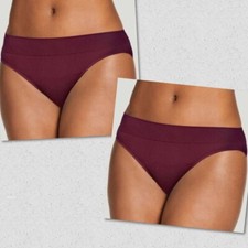 NWT Jockey Pack of 2 Sz M Eco Seamfree Rib Bikini Pink Comfy Seamfree feel