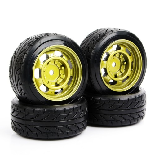 4Pcs 12mm Hex Drift Tires&wheel For HSP HPI RC 1:10 On-Road Racing Car 292/014 - Picture 2 of 8