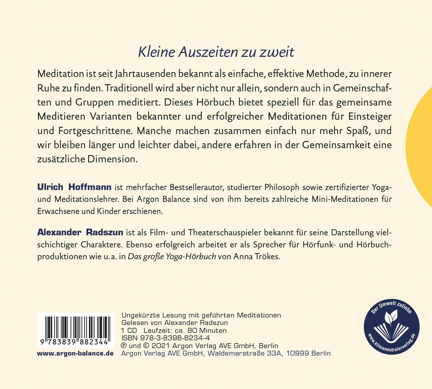 Thumbnail - Zusammen Entspannen Ulrich Hoffmann Audio-cd 83 Min. Deutsch 2021