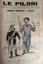 The Pillory - Year 1888 No. 105 Mandate Imperative Populo Drawing By Blass