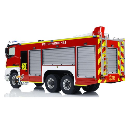 1/14 RC Fire Vehicles 6x4 Fire Fighting Truck 2-speed Transmission Metal Chassis - Picture 10 of 24