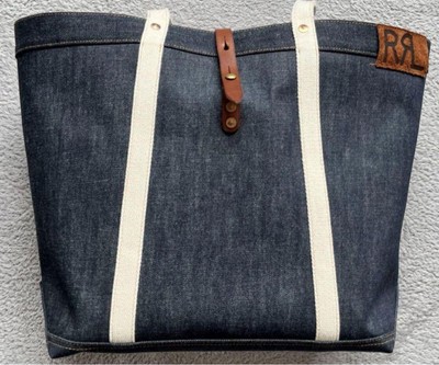 RRL Ralph Lauren Double RL Tote Denim Indigo | eBay 