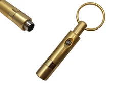 Prestige Import Group - Push Button Retractable Cigar Punch Cutter w/ Key Chain