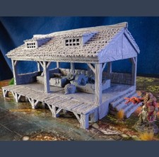 Tabletop Gebäude Sägewerk   Mittelalter Geb...
