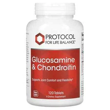 2 X Protocol for Life Balance, Glucosamine & Chondroitin, 120 Tablets