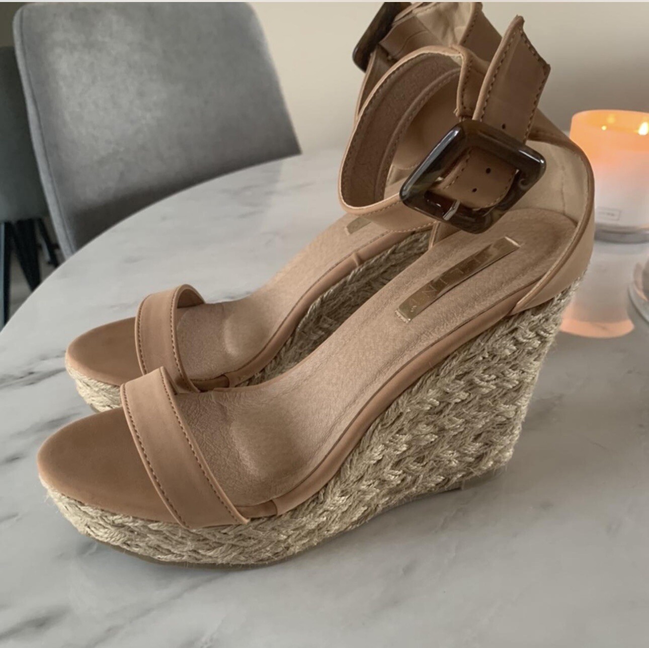 Billini Tan Camel Beige Wedges in Size 9-image