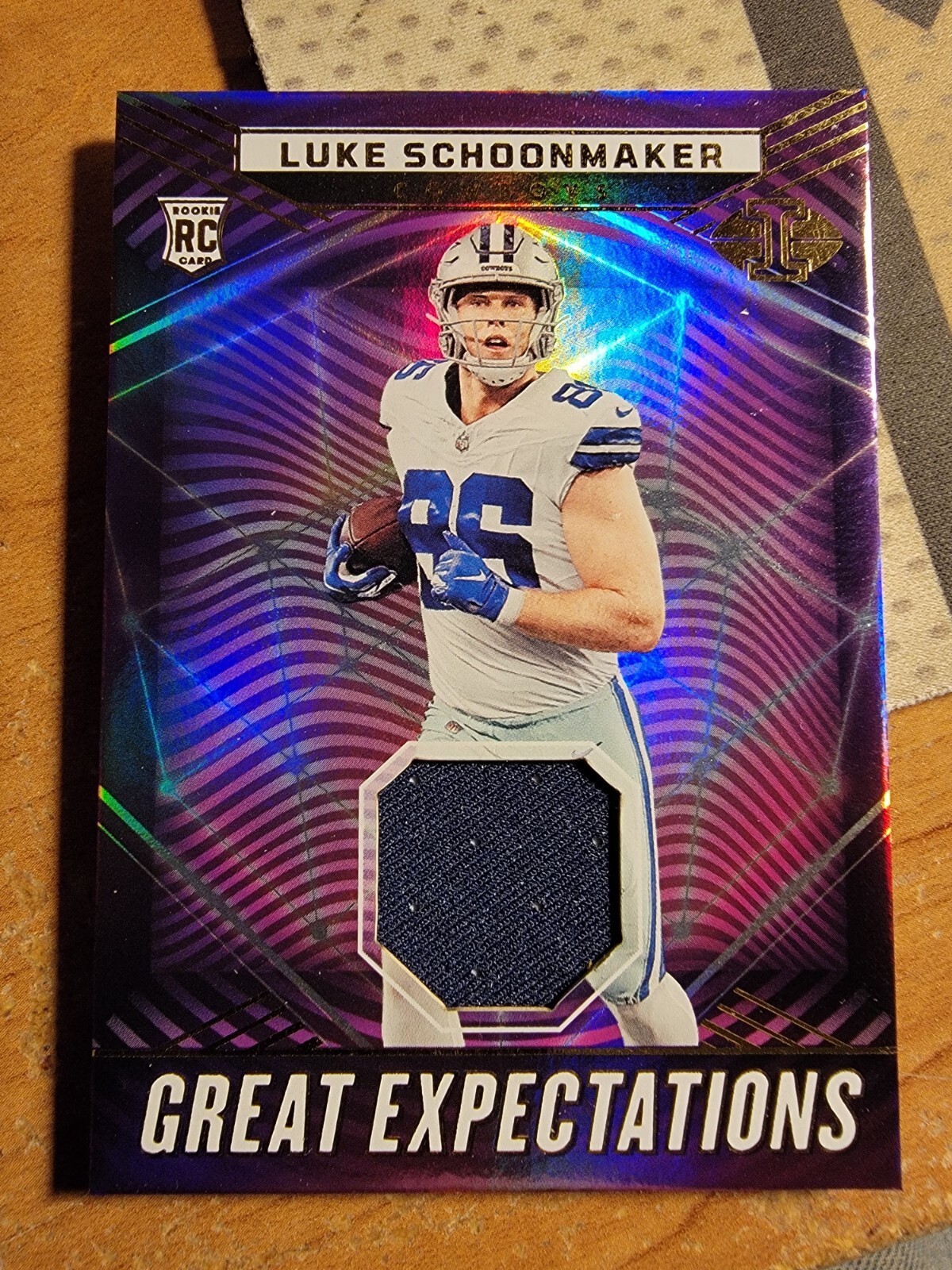2023  Illusions - Great Expectations #GE-23 Luke Schoonmaker RC Jersey  Cowboys
