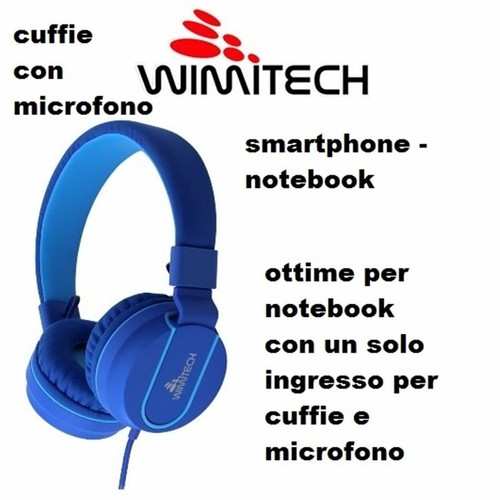 cuffie stereo con microfono compatibili smartphone tablet e notebook con 1  ingre | eBay