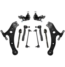 Lower Control Arm Inner Outer Tie Rods Sway Bar Link for 2007-2011 Toyota Camry