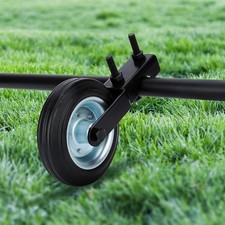 Gate Wheels for Metal Tube Gate with 1-5/8" Thru 2" Gate Frames, Heavy Duty 6-1/