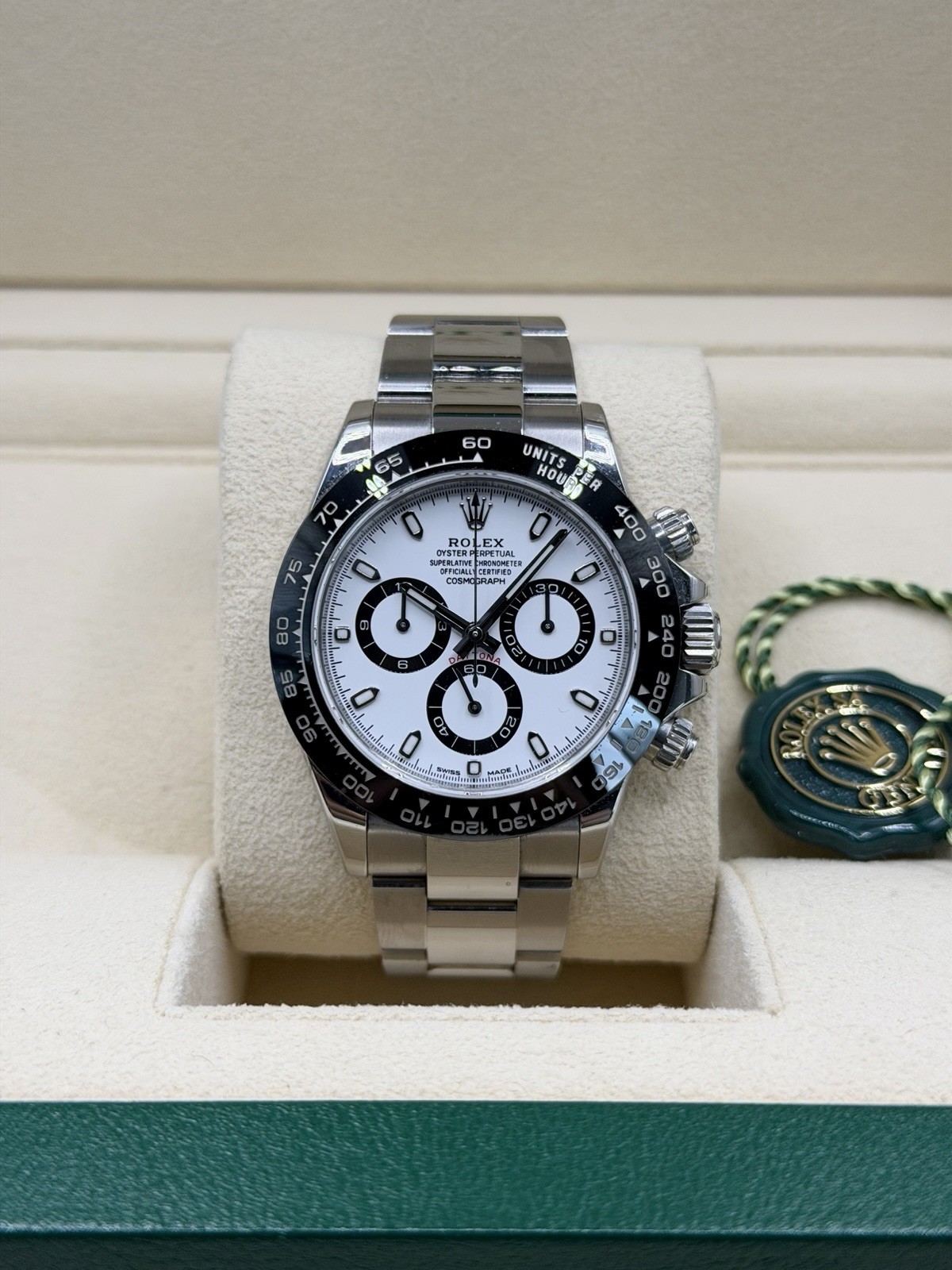 Rolex Cosmograph Daytona White Dial “Panda” 116500LN