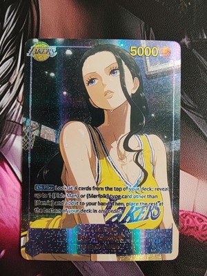 Karte One Piece Goddess Story WAIFU Nami Nico Robin Boa Hancock Vivi Sexy Holo