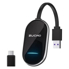 Wireless CarPlay Adapter for iPhone, Plug & Play CarPlay Dongle for Factory W...