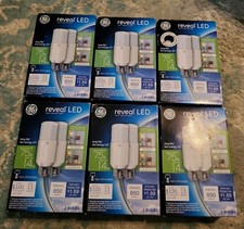 6 GE Reveal LED 75W 14W 850 Lumens 2 Bulbs Each