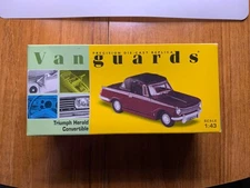 Vanguards Corgi 1:43 Triumph Herald Convertible Damson VA07400