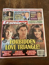 NATIONAL EXAMINER MAGAZINE  Forbidden Love Triangle! July 21,2025 Paper