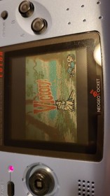 *console Only* Neo Geo Pocket Color  Platinum Blue Video Game SNK Tested & Works