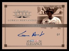 2007 TRISTAR Elegance Sig Marks #GH Gorkys Hernandez Autograph Rookie RC Card