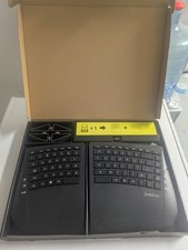 Perixx PERIBOARD-624 Wireless Mini Ergonomic Split Keyboard Black English QWERTY