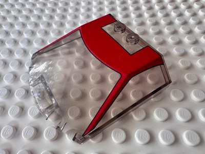 LEGO Windscreen 6 x 6 x 1 1/3 Ferrari F8 Tributo 65633pb01