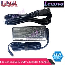 Genuine 65W USB-C Type-C Laptop Adapter Charger Lenovo ADLX65YLC3A ThinkPad X1