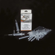 Private Reserve Ink Essentials Kit- 20 Long Fountain Pen Ink Cartridges  2 Syri