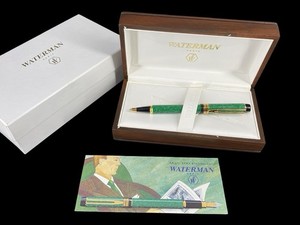 Waterman Man 100 Patrician Ballpoint Pen Jade Green Lacquer EX+