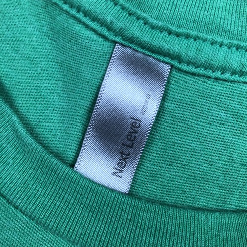 Next Level Men Sz M Green T Shirt Rainbow Unicorn You’re Adopted - Picture 4 of 7