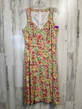 Womens Floral Sleeveless Size 10 Talbots Dress
