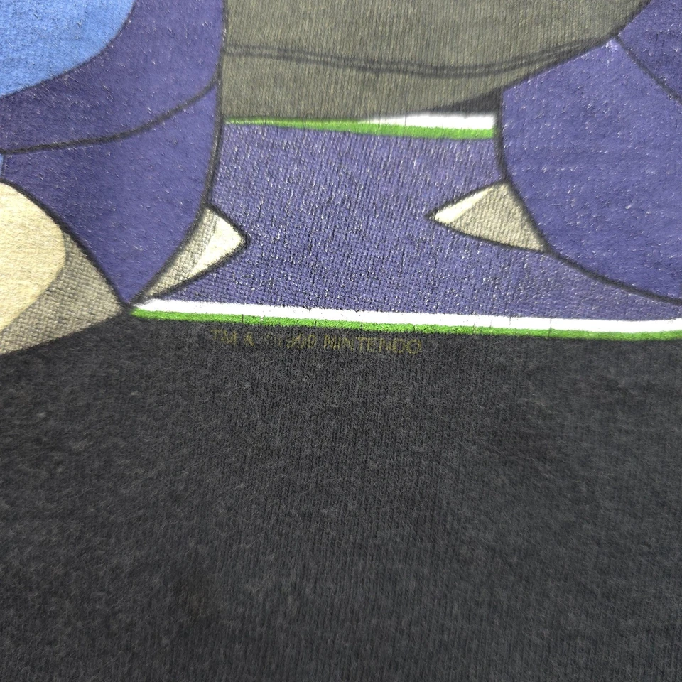 Camisa Pokemon Vintage Juvenil Extra Grande Negra Gráfico Blastoise Nintendo Años 90 Foto 4 de 4
