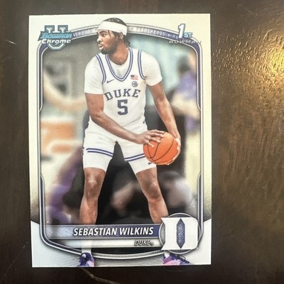 2025-26 Bowman U Chrome Sebastian Wilkins #BCP-99 1st Bowman RC 
