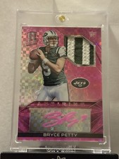 Bryce Petty #AJA-BYP Neon Pink /5 - 2015 Panini Spectra Aspiring Patch Autograph