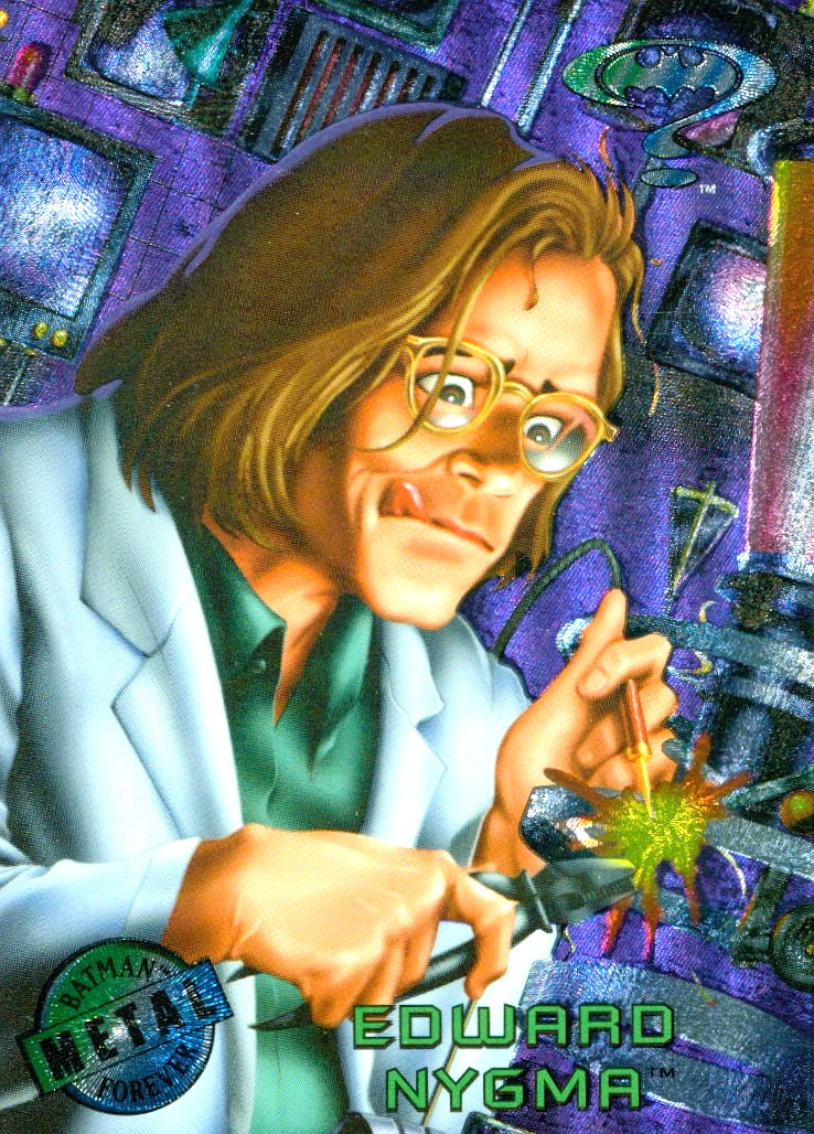 1995 FLEER BATMAN FOREVER METAL TRADING CARDS NM-MT YOU PICK #1-97 (dan#23)