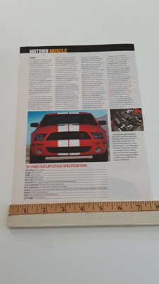 2007 SHELBY GT500 ORIGINAL 2007 ARTICLE