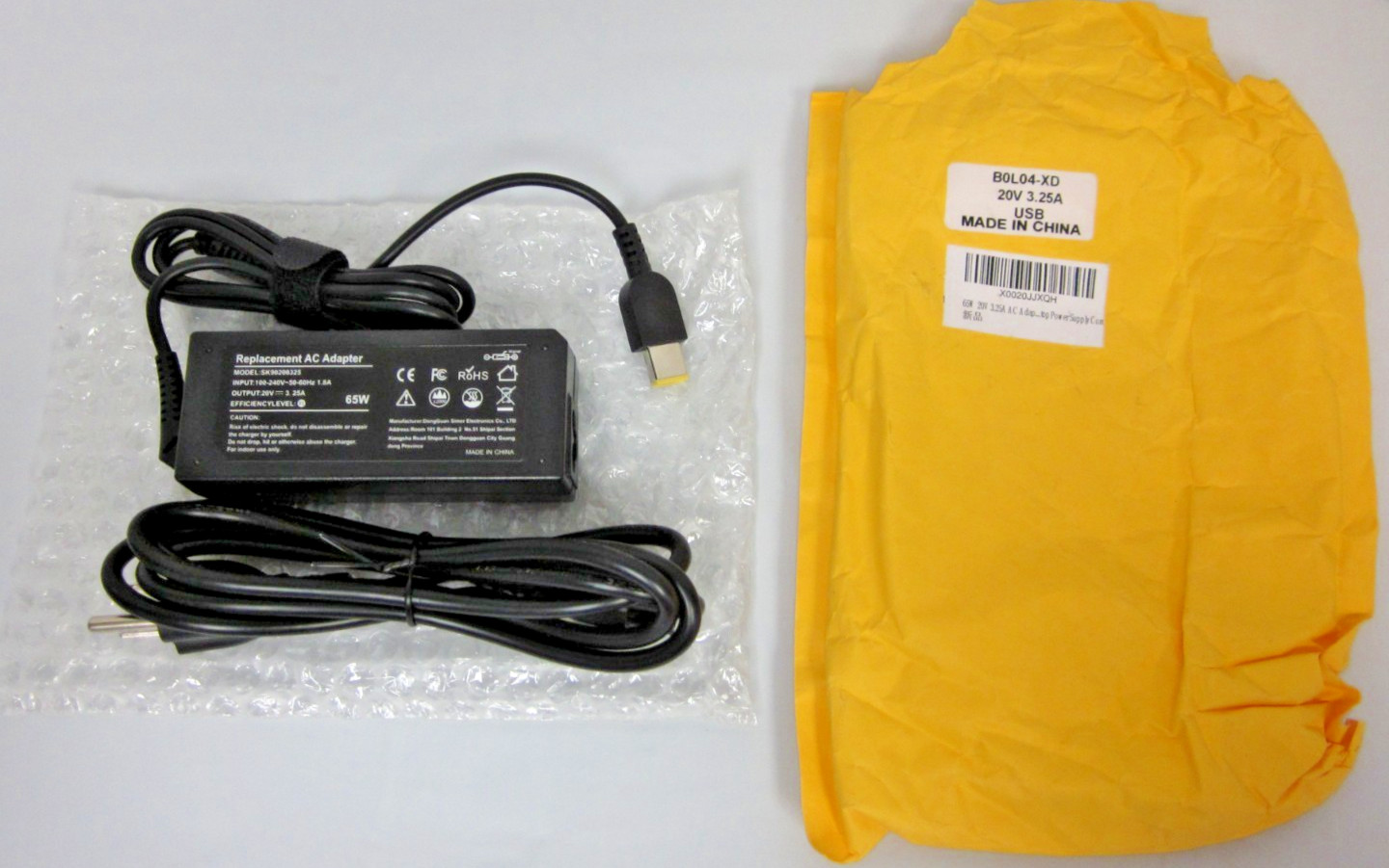 Model Sk90200325-for Lenovo 65w 20v New