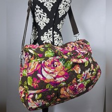 Vera Bradley English Rose Quilted Women's Weekender Bag
