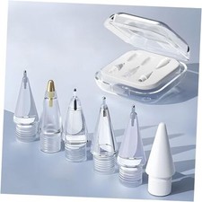 Replacement Pencil Tips for Apple Pencil Pro, Fine Point Metal Tip for White