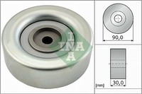 INA 532 0693 10 Umlenk-/FüHrungsrolle, Keilrippenriemen FüR Mitsubishi