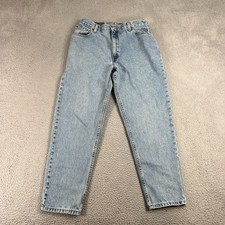 Vintage Levis 550 Jeans Women's 14 Mis S Stone Wash Relaxed Fit Tapered Leg Y2K