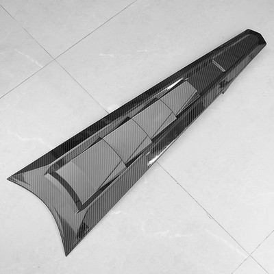 For 20-25 Corvette C8 Z51 Z06 coupe Rear Split Window Applique CV-C8R190007-PASB
