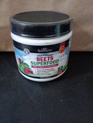 Bio Schwartz Ultra Premium Beets Superfood Supplement 30Serv Exp 04/2027