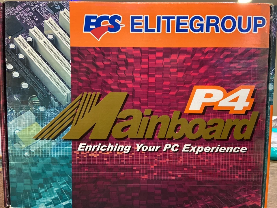 Motherboard ATX ECS NFORCE4-A939 REV:1.0 Socket 939 DDR PCIe PCI BRAND NEW CIB - Image 2 of 3