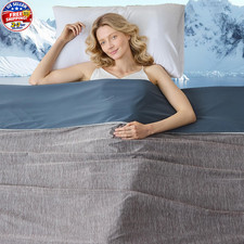 Cooling Blanket Throw Size, 50"x70" Cooling Blankets for Hot Sleepers, Cold Blan