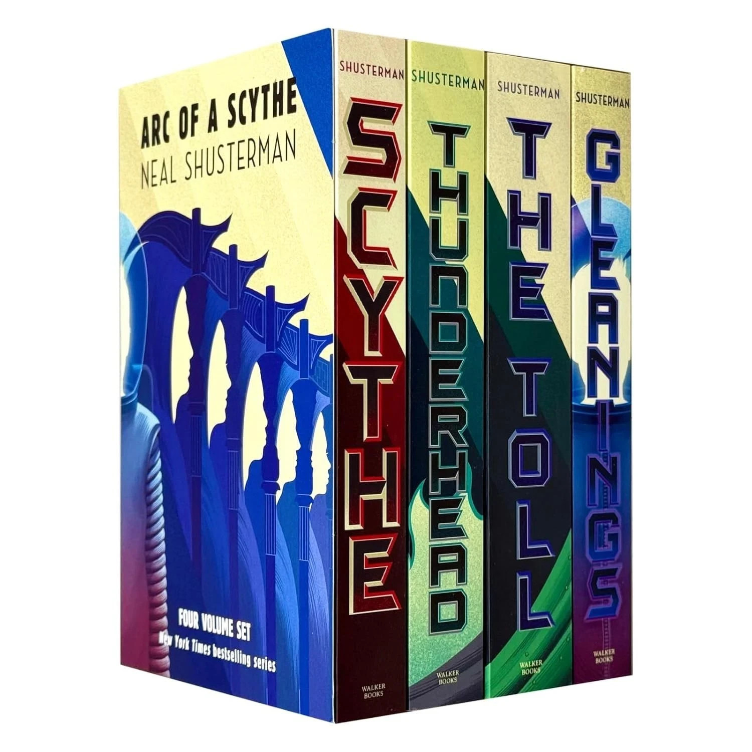 Neal Shusterman Arc Of A Scythe Series 4 Books Collection Box Set Gleanings